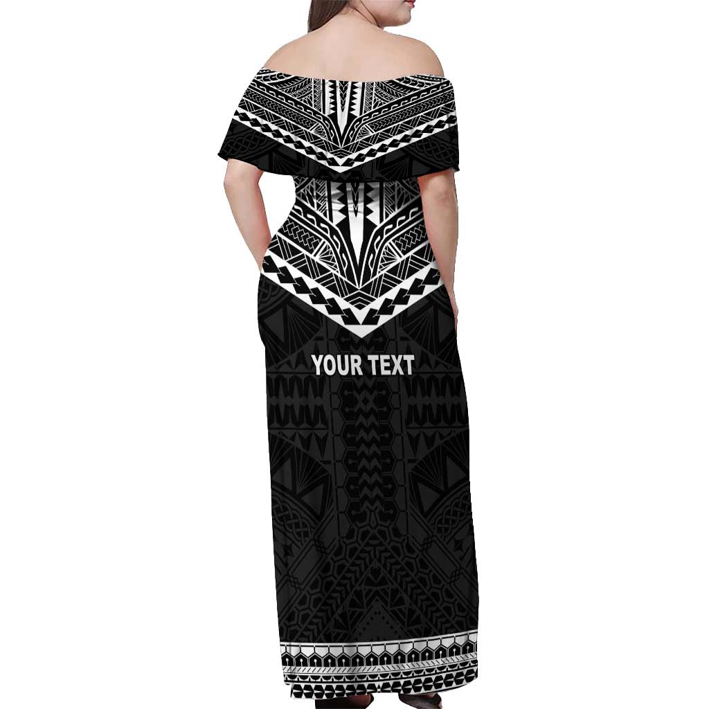 Personalised Melanesian Brotherhood Off Shoulder Maxi Dress Ministry Faith And Mission - Polynesian Pride
