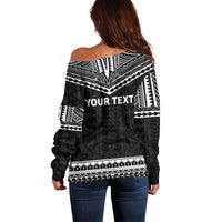 Personalised Melanesian Brotherhood Off Shoulder Sweater Ministry Faith And Mission LT05 - Polynesian Pride