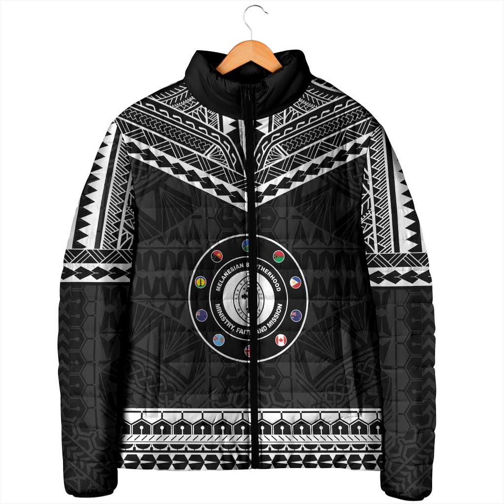 Personalised Melanesian Brotherhood Padded Jacket Ministry Faith And Mission - Polynesian Pride