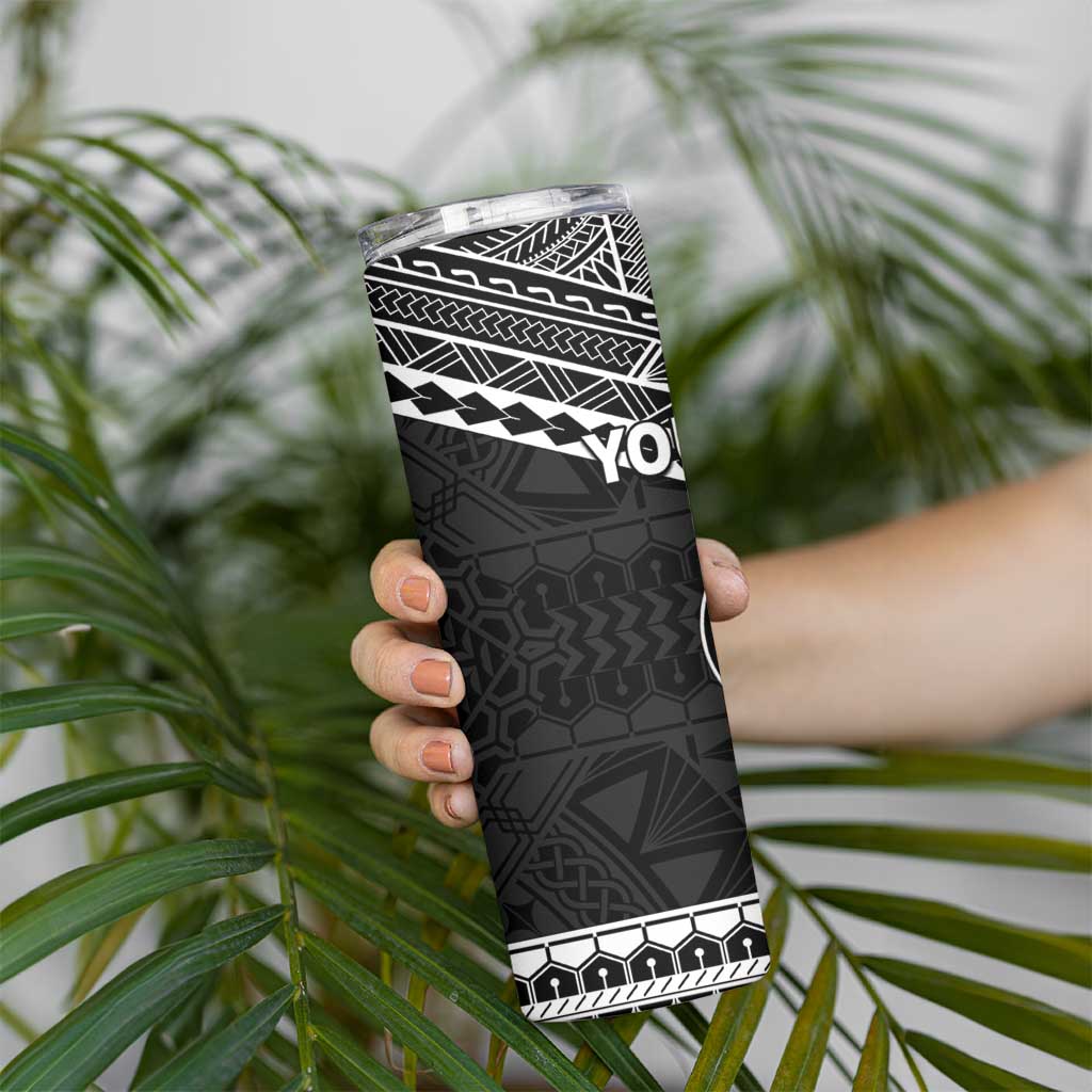 Personalised Melanesian Brotherhood Skinny Tumbler Ministry Faith And Mission - Polynesian Pride
