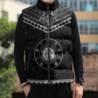 Personalised Melanesian Brotherhood Sleeveless Puffer Jacket Ministry Faith And Mission - Polynesian Pride