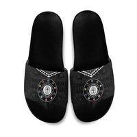 Melanesian Brotherhood Slide Sandals Ministry Faith And Mission - Polynesian Pride