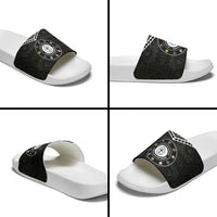 Melanesian Brotherhood Slide Sandals Ministry Faith And Mission - Polynesian Pride