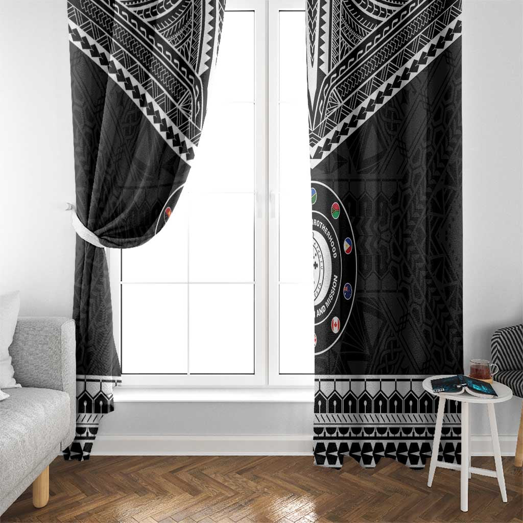 Melanesian Brotherhood Window Curtain Ministry Faith And Mission - Polynesian Pride