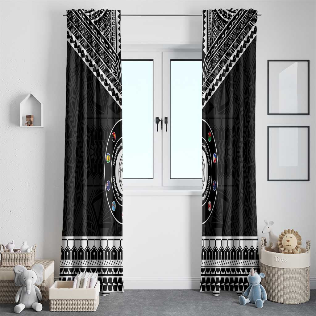 Melanesian Brotherhood Window Curtain Ministry Faith And Mission - Polynesian Pride