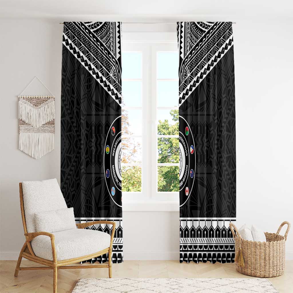 Melanesian Brotherhood Window Curtain Ministry Faith And Mission - Polynesian Pride