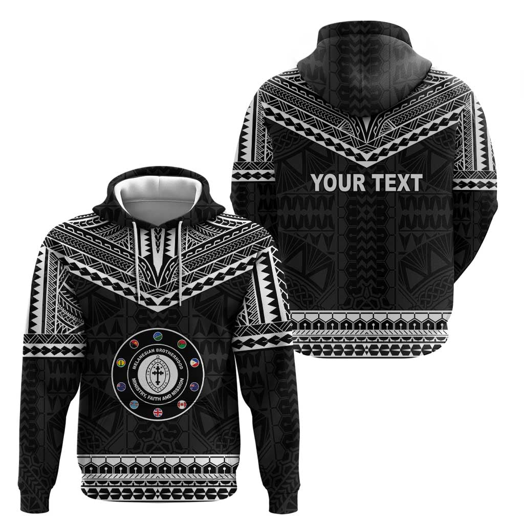 Personalised Melanesian Brotherhood Zip Hoodie Ministry Faith And Mission - Polynesian Pride