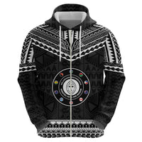 Personalised Melanesian Brotherhood Zip Hoodie Ministry Faith And Mission - Polynesian Pride