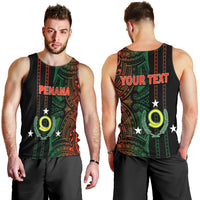 Custom Vanuatu Penama Men Tank Top Polynesian Tribal LT6 - Polynesian Pride