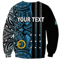 Custom Vanuatu Sanma Sweatshirt Polynesian Tribal LT6 - Polynesian Pride