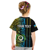 Custom Vanuatu Torba Kid T Shirt Polynesian Tribal LT6 - Polynesian Pride