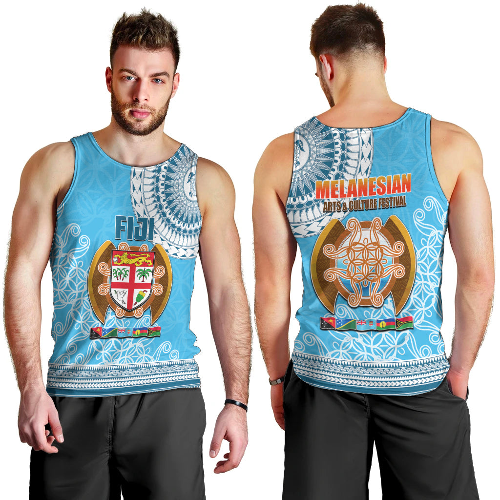 Fiji Men Tank Top Melanesian Festival 2023 LT6 - Polynesian Pride