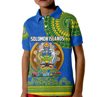 Solomon Islands Kid Polo Shirt Melanesian Festival 2023 LT6 Kid Green - Polynesian Pride