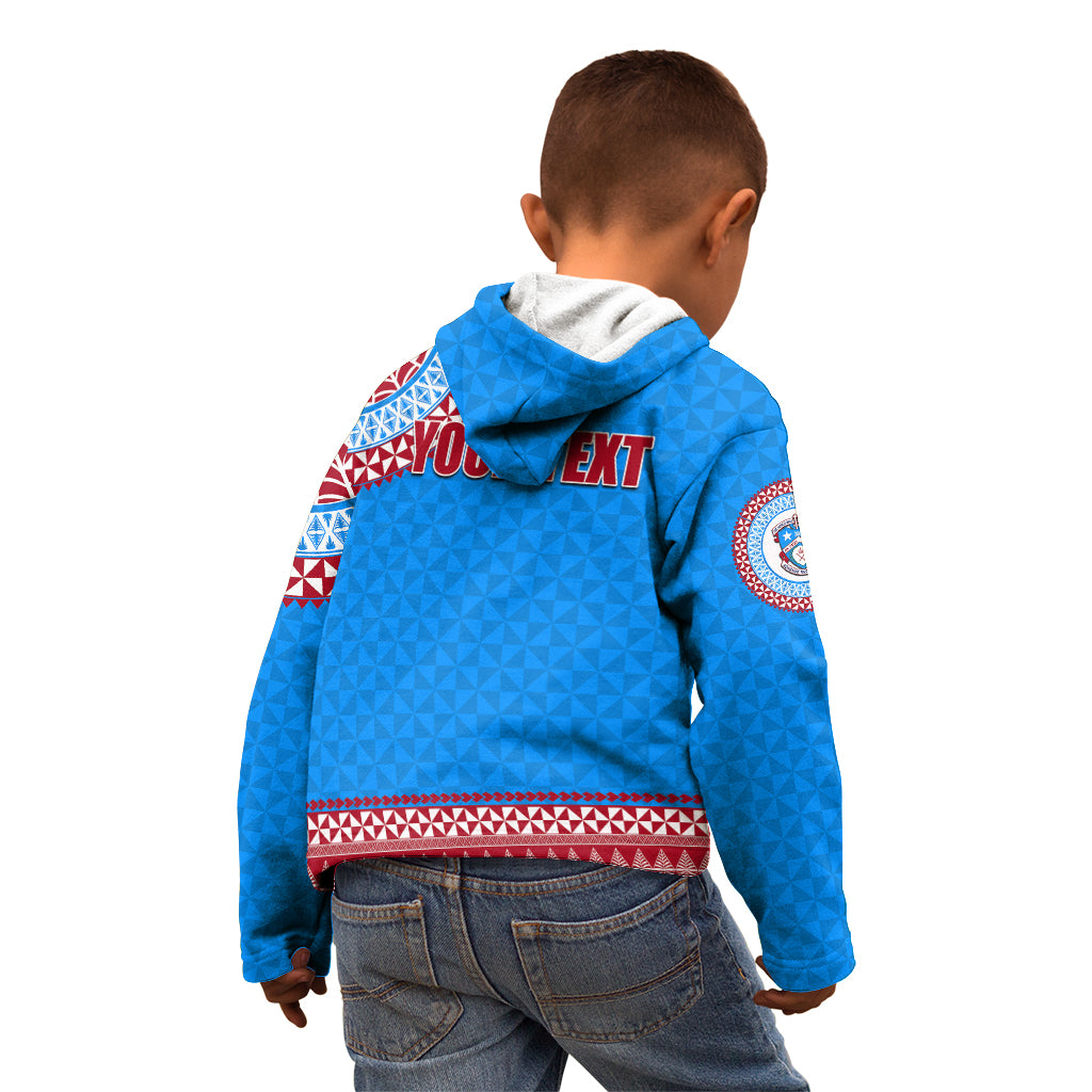 Tonga School Api Fo'ou College Kid Hoodie Tribal Pattern LT6 - Polynesian Pride