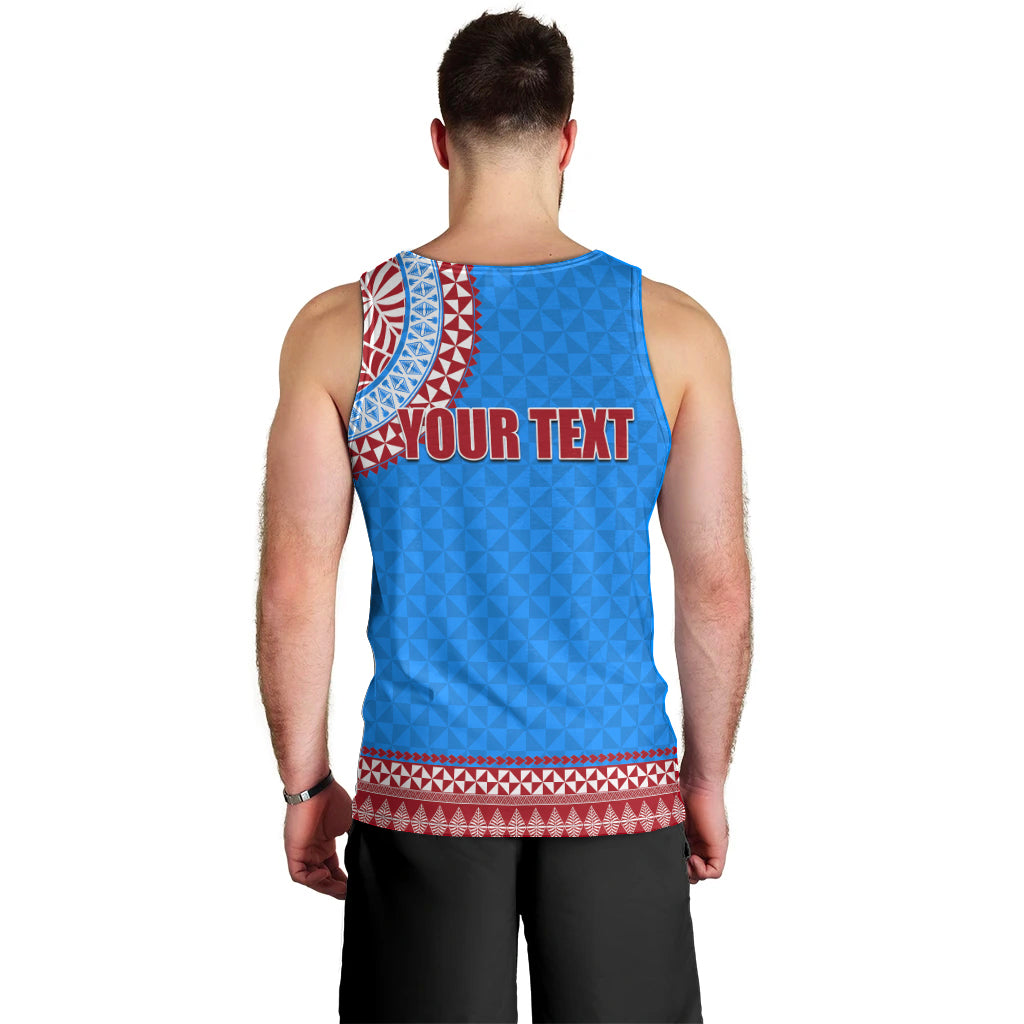 Tonga School Api Fo'ou College Men Tank Top Tribal Pattern LT6 - Polynesian Pride