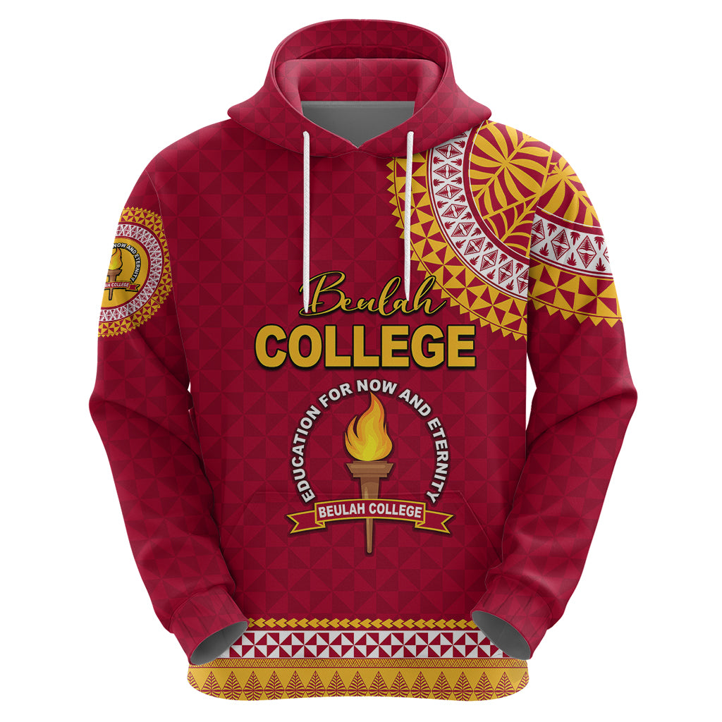 Tonga School Beulah College Hoodie Tribal Pattern LT6 - Polynesian Pride