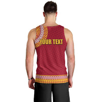 Tonga School Beulah College Men Tank Top Tribal Pattern LT6 - Polynesian Pride