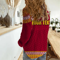 Tonga School Beulah College Women Casual Shirt Tribal Pattern LT6 - Polynesian Pride