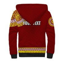 Tonga School Ha'apai High School Sherpa Hoodie Tribal Pattern LT6 - Polynesian Pride