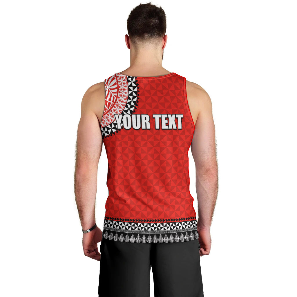 Tonga School Kolisi Tonga Men Tank Top Tribal Pattern LT6 - Polynesian Pride