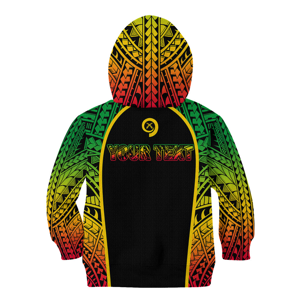 Custom Vanuatu Kid Hoodie Pround To Be A Ni-Van LT6 - Polynesian Pride
