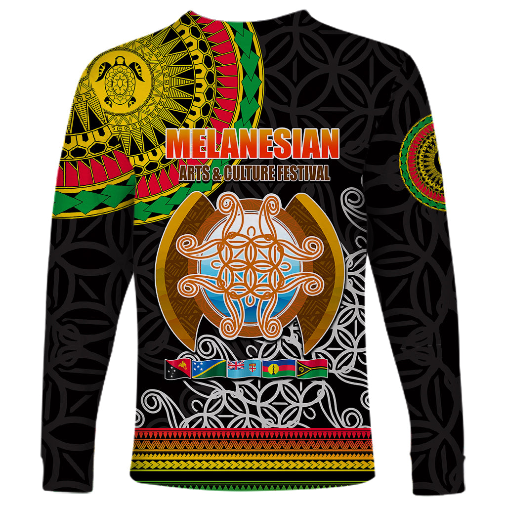 Vanuatu Long Sleeve Shirt Melanesian Festival LT6 - Polynesian Pride