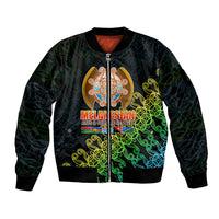 Melanesian Festival 2023 Bomber Jacket Fest'Napuan Black Style LT6 Unisex Black - Polynesian Pride