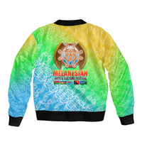 Melanesian Festival 2023 Bomber Jacket Fest'Napuan Colorful Style LT6 - Polynesian Pride