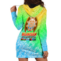 Melanesian Festival 2023 Hoodie Dress Fest'Napuan Colorful Style LT6 - Polynesian Pride