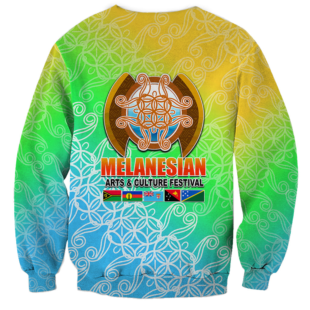 Melanesian Festival 2023 Sweatshirt Fest'Napuan Colorful Style LT6 - Polynesian Pride