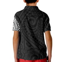 Polynesian Basset Hound Dog Kid Polo Shirt Dog In My Heart LT6 - Polynesian Pride