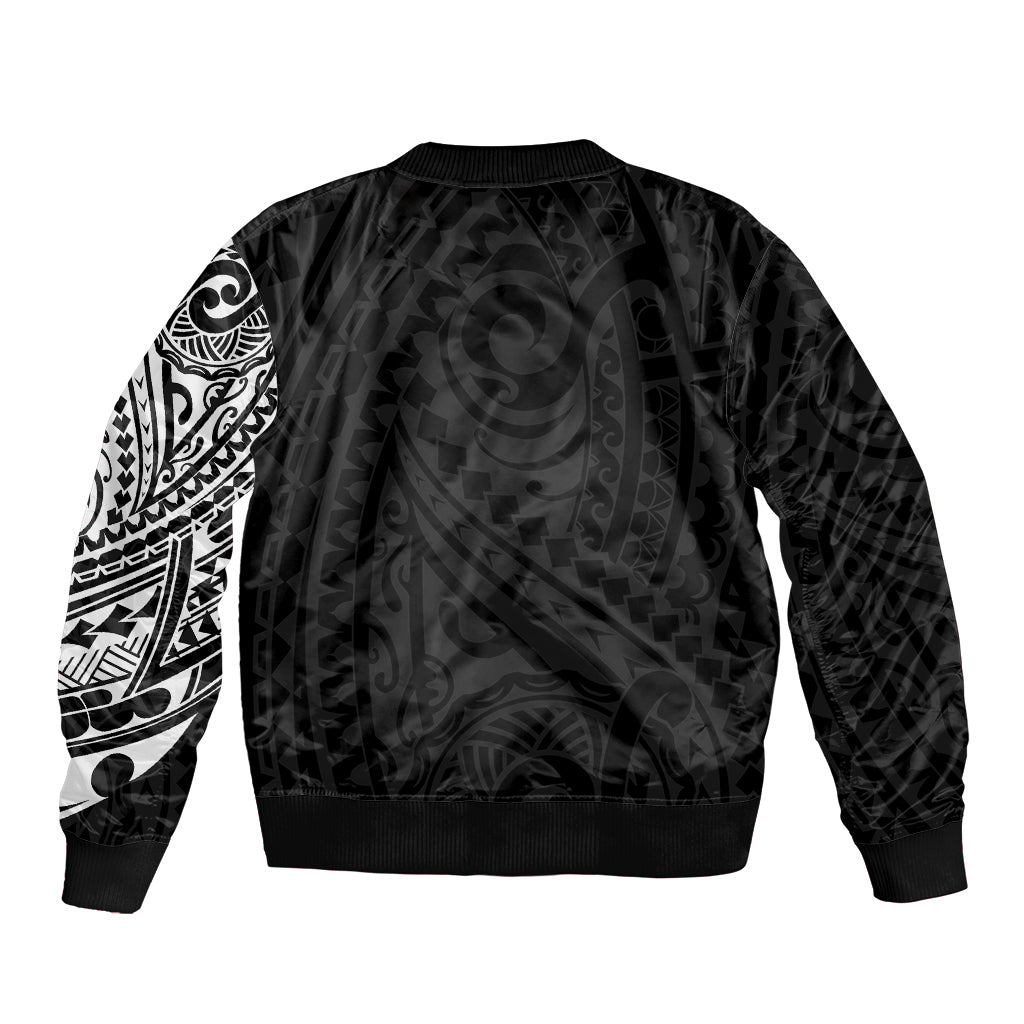 Polynesian Samoyed Dog Sleeve Zip Bomber Jacket Dog In My Heart LT6 - Polynesian Pride
