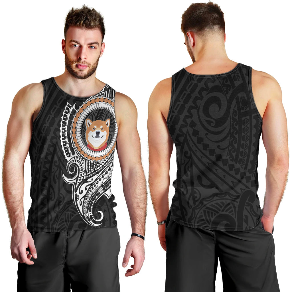 Polynesian Shiba Inu Dog Men Tank Top Dog In My Heart LT6 - Polynesian Pride
