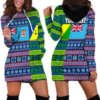 (Custom Personalised) Fiji Malampa Hoodie Dress Tribal Patterns LT6 - Polynesian Pride