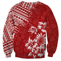 Hawaii Summer Sweatshirt Mix Polynesian Red LT6 - Polynesian Pride