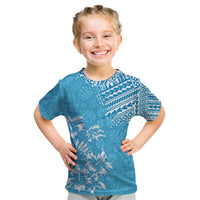 Hawaii Summer Kid T Shirt Mix Polynesian Light Blue LT6 Blue - Polynesian Pride