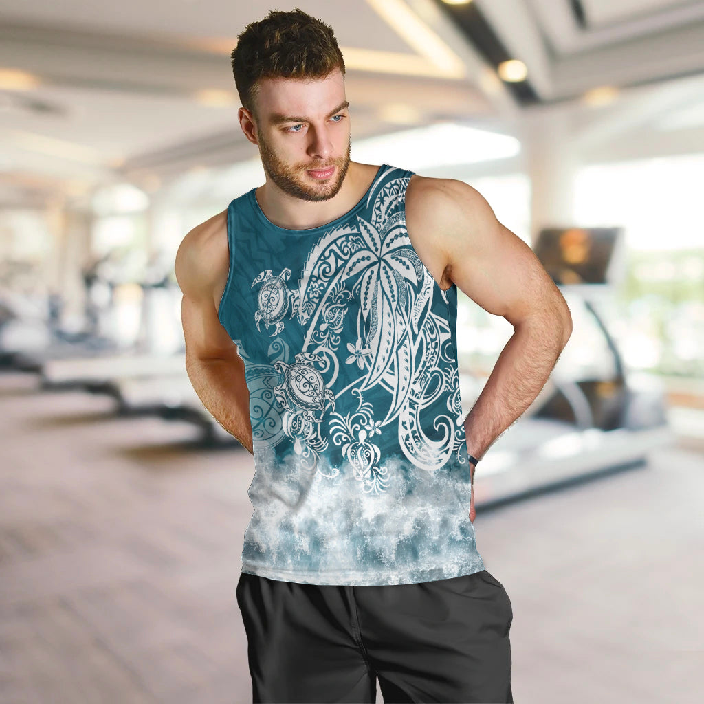 Polynesian Sea Turtle Men Tank Top Tribal LT6 - Polynesian Pride