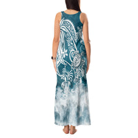 Polynesian Sea Turtle Tank Maxi Dress Tribal LT6 - Polynesian Pride
