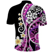 Plumeria Polynesian Polo Shirt Trending Pink LT6 - Polynesian Pride