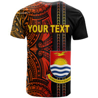 Custom Kiribati T Shirt Polynesian Tribal LT6 - Polynesian Pride