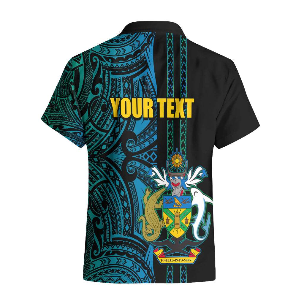 Custom Solomon Islands Hawaiian Shirt Polynesian Tribal LT6 - Polynesian Pride