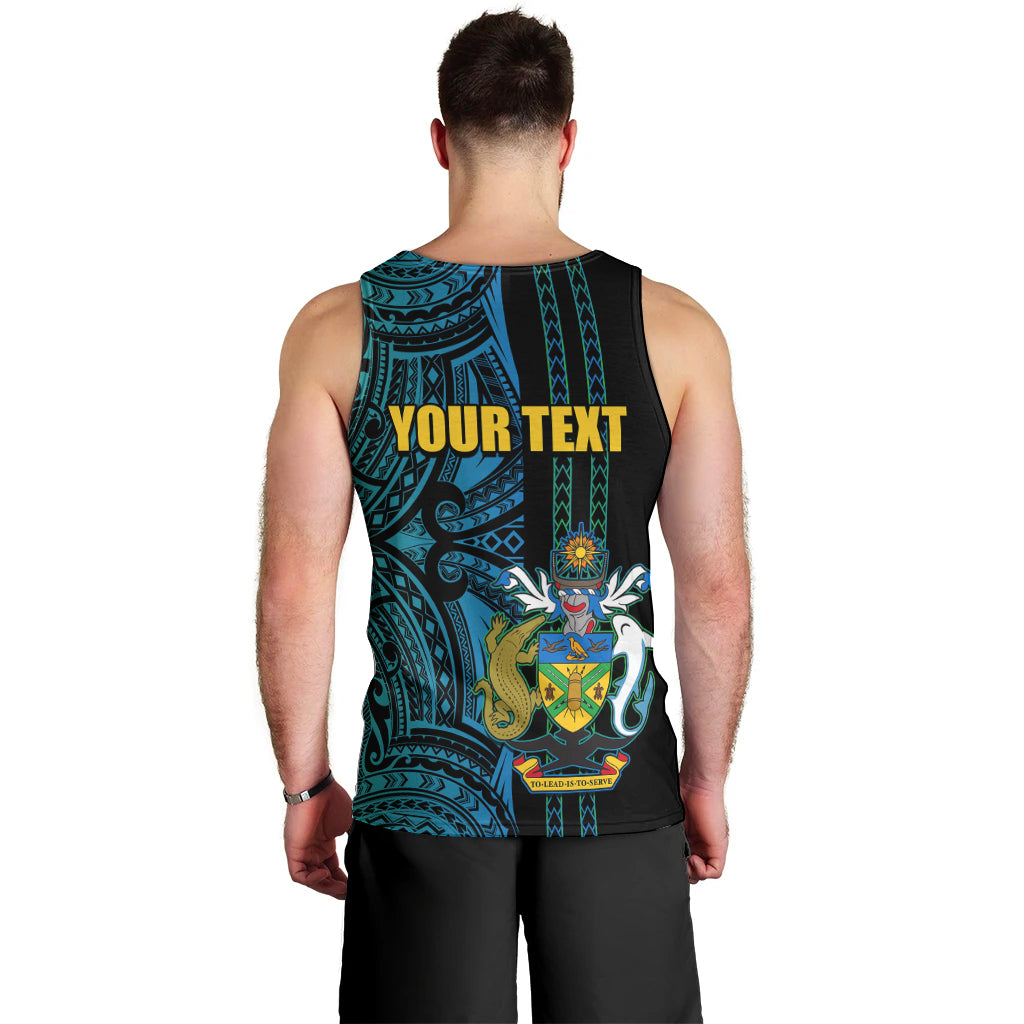 Custom Solomon Islands Men Tank Top Polynesian Tribal LT6 - Polynesian Pride