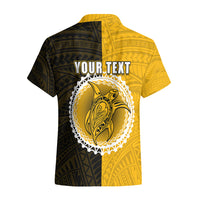 Custom Atutaki Of Cook Islands Hawaiian Shirt Mix Half Black LT6 - Polynesian Pride