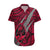 Polynesian Guam Hawaiian Shirt with Coat Of Arms Claws Style - Red LT6 Red - Polynesian Pride