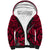 Polynesian Guam Sherpa Hoodie with Coat Of Arms Claws Style - Red LT6 Unisex Red - Polynesian Pride