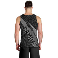 Polynesian Samoa Men Tank Top with Coat Of Arms Claws Style - Black LT6 - Polynesian Pride