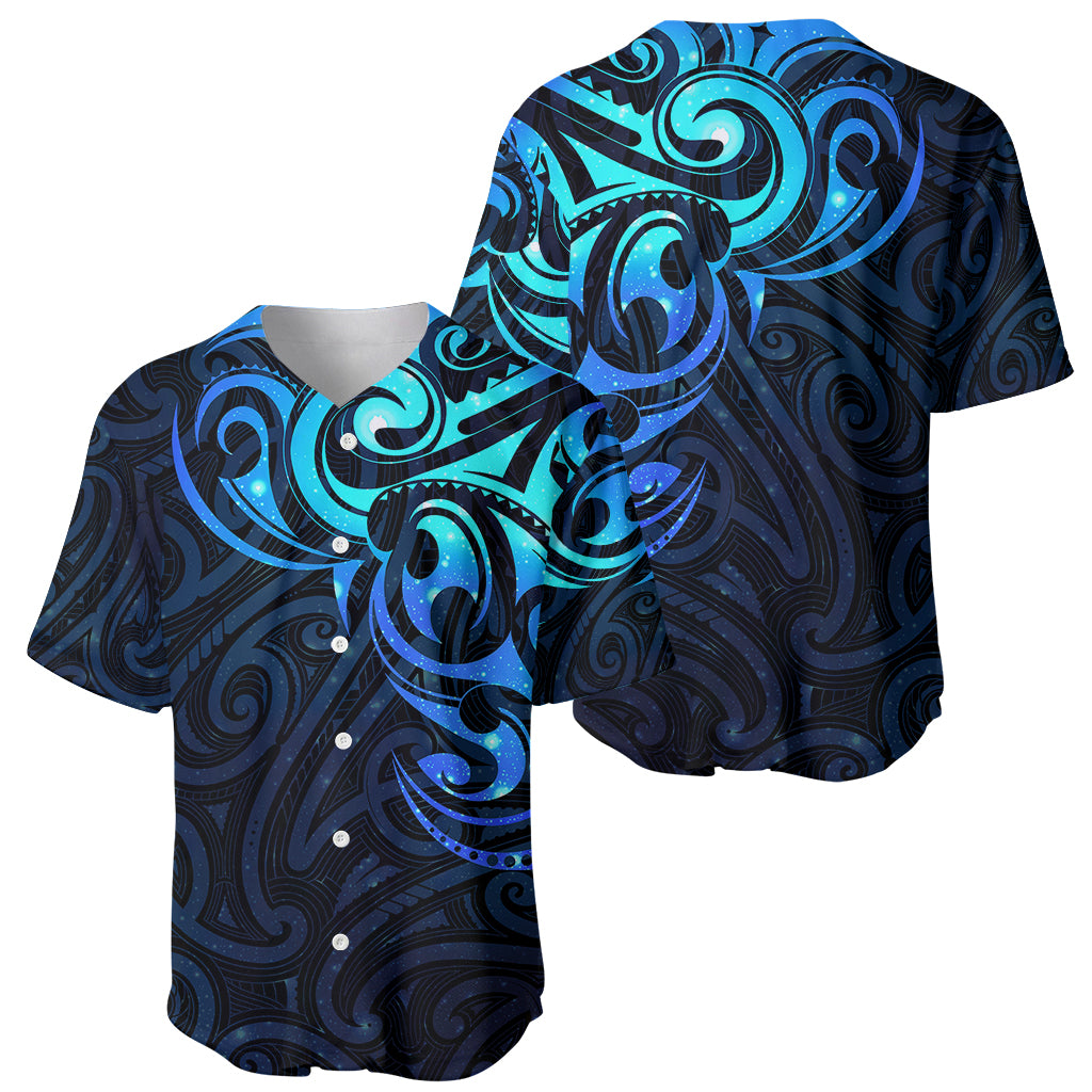 Matariki New Zealand Baseball Jersey Maori New Year Galaxy Sky Blue LT6 - Polynesian Pride