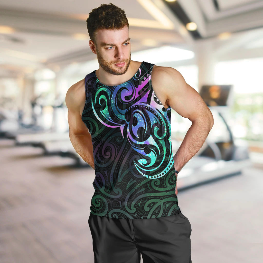 Matariki New Zealand Men Tank Top Maori New Year Galaxy Sky Green LT6 - Polynesian Pride