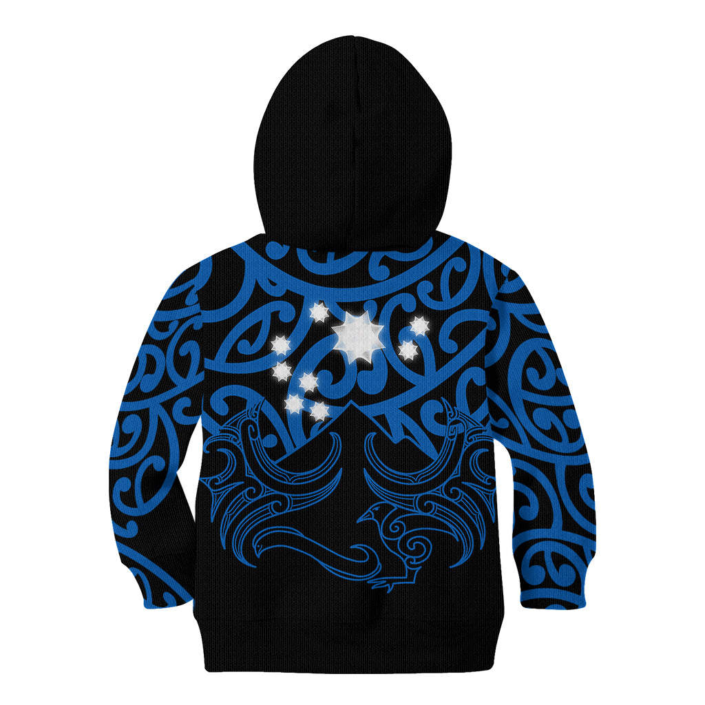 Matariki New Zealand Kid Hoodie Maori New Year Blue LT6 - Polynesian Pride