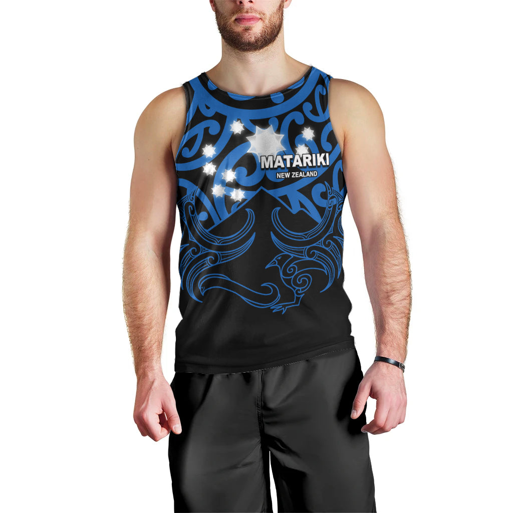 Matariki New Zealand Men Tank Top Maori New Year Blue LT6 - Polynesian Pride